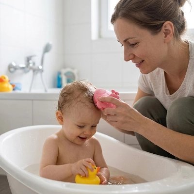 Brosse cheveux bebe | Fibre Soyeuse - Mon P'tit Nid Bébé