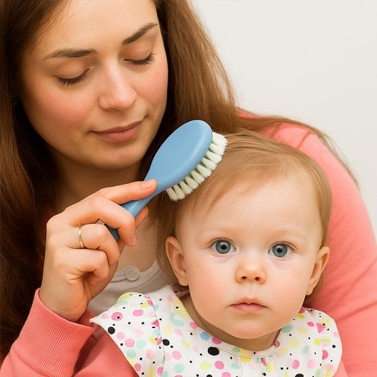 Brosse cheveux pour bebe toucher nuage