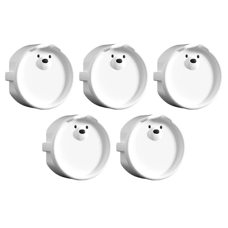 Cache prise protection enfants blanc