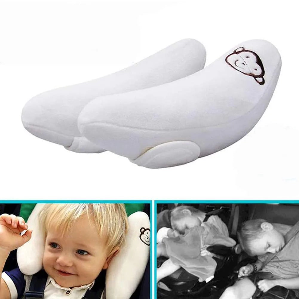 Cale tete bebe blanc protege le cou du bebe quand il dort