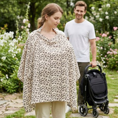 Cape d'allaitement discretion confort papa aide maman