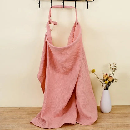 Cape d'allaitement discretion et confort rose