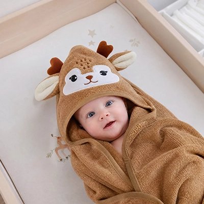 Cape de bain bebe ultra absorbante