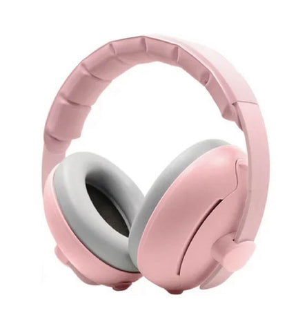 Casque anti bruit bebe adaptable et pratique rose