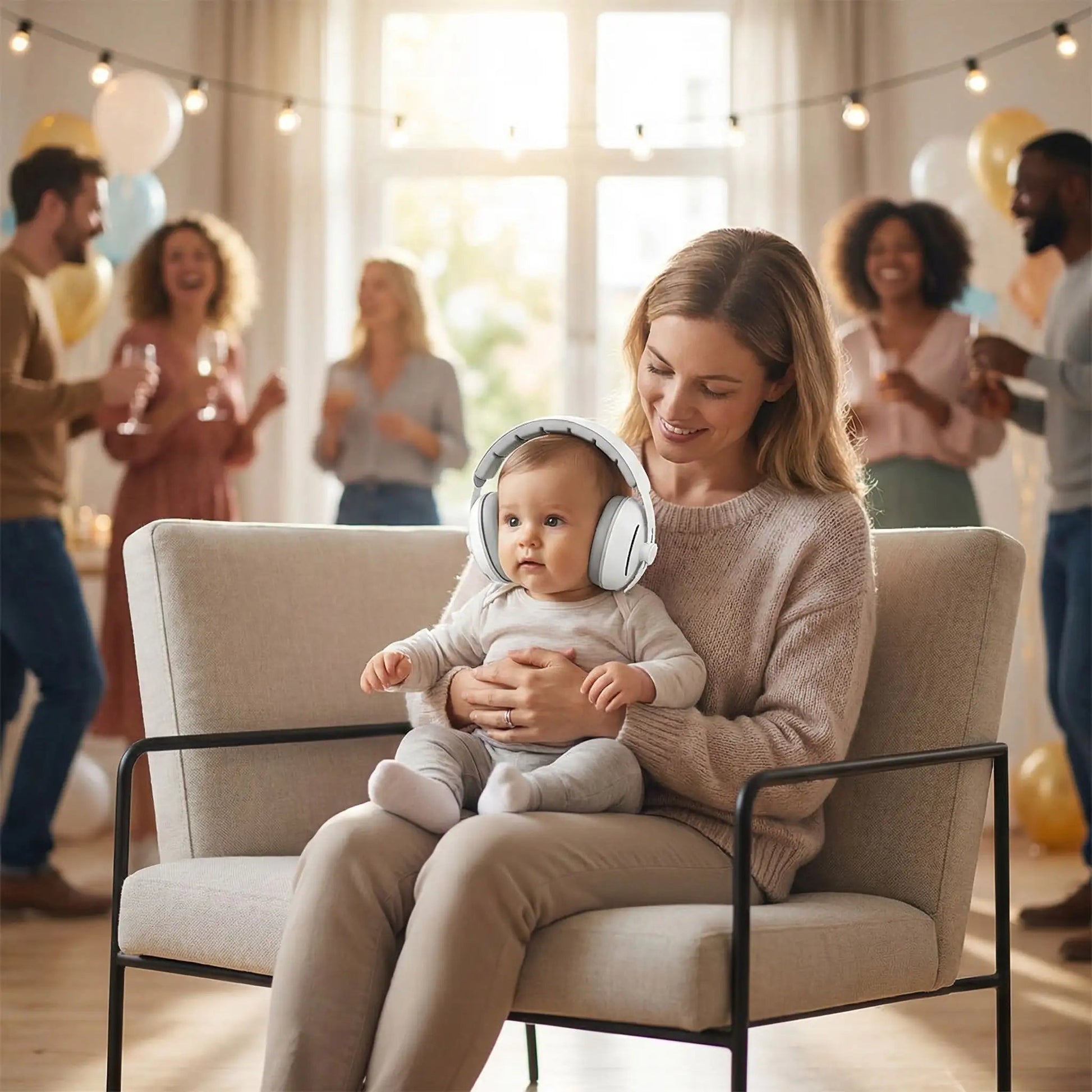 Casque anti bruit bébé | Confortable et Ajustable - Mon P'tit Nid Bébé