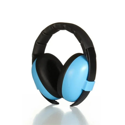 Casque anti bruit bebe noir bleu