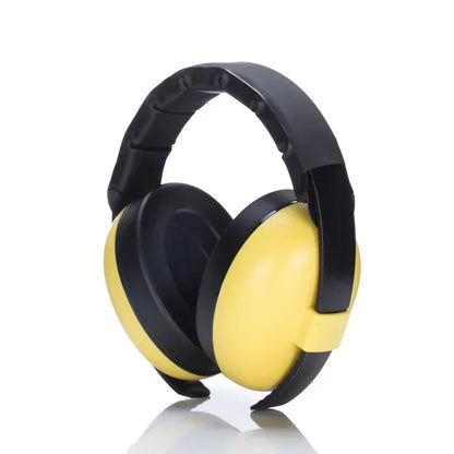 Casque anti bruit bebe noir jaune