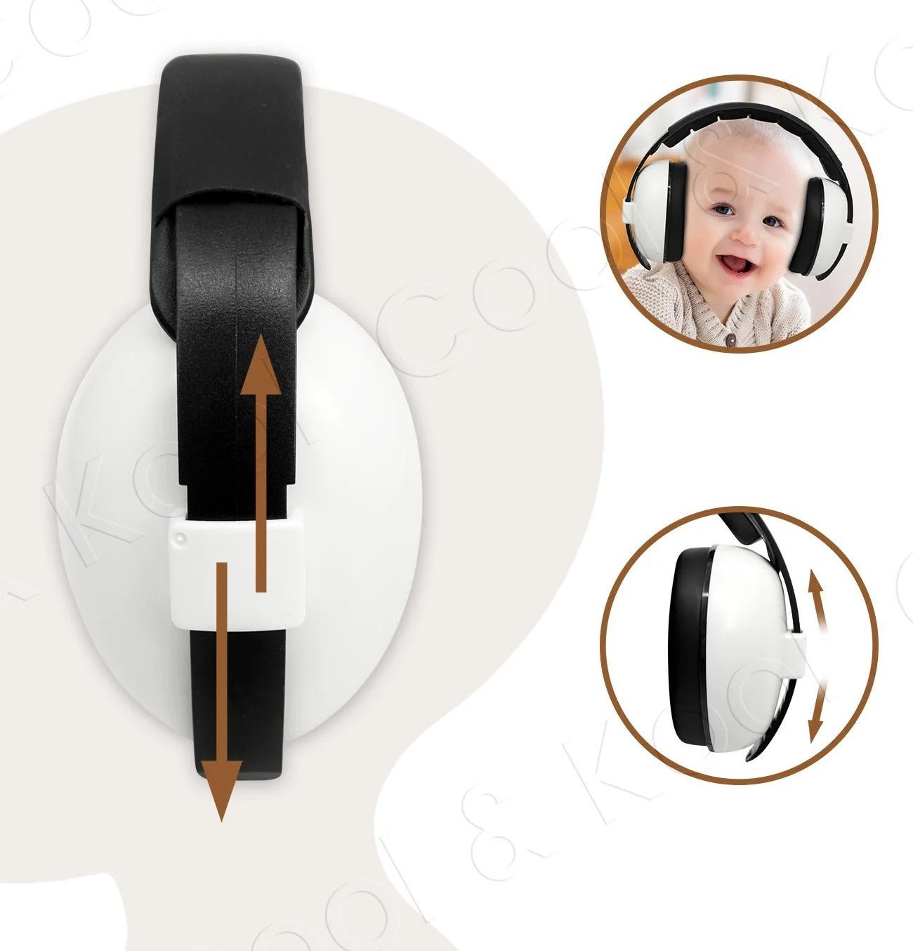 Casque anti bruit bébé | Protection 26dB - Mon P'tit Nid Bébé
