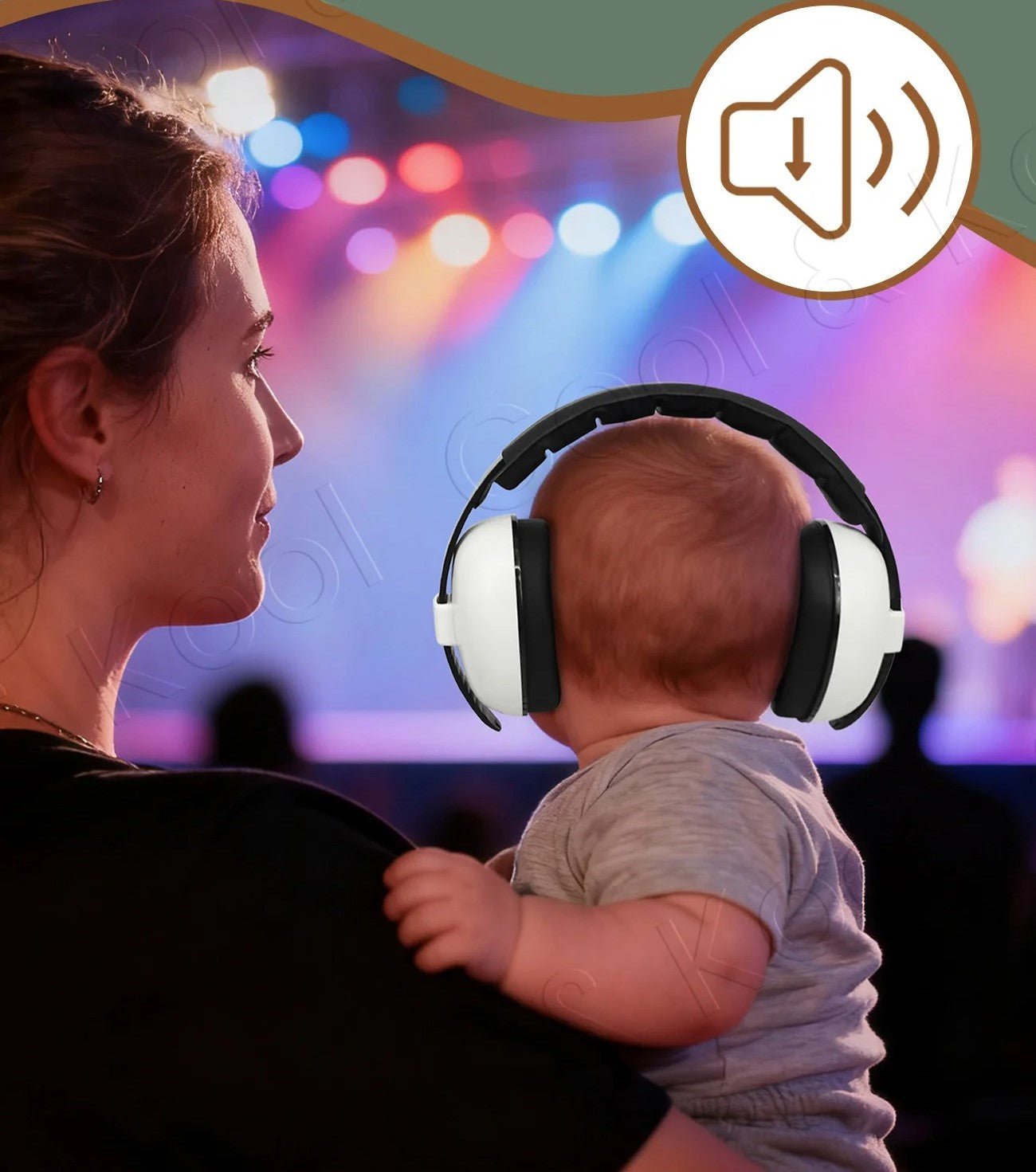 Casque anti bruit bébé | Protection 26dB - Mon P'tit Nid Bébé