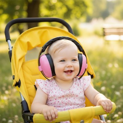 Casque anti bruit bébé | Protection Confort - Mon P'tit Bébé