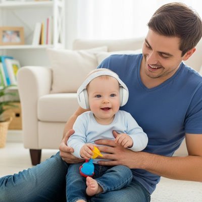 Casque anti bruit bébé | Protection Premium - Mon P'tit Nid Bébé