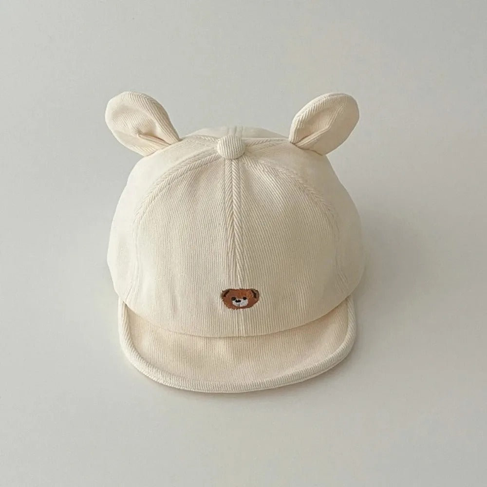 Casquette bebe anti UV confort blanc