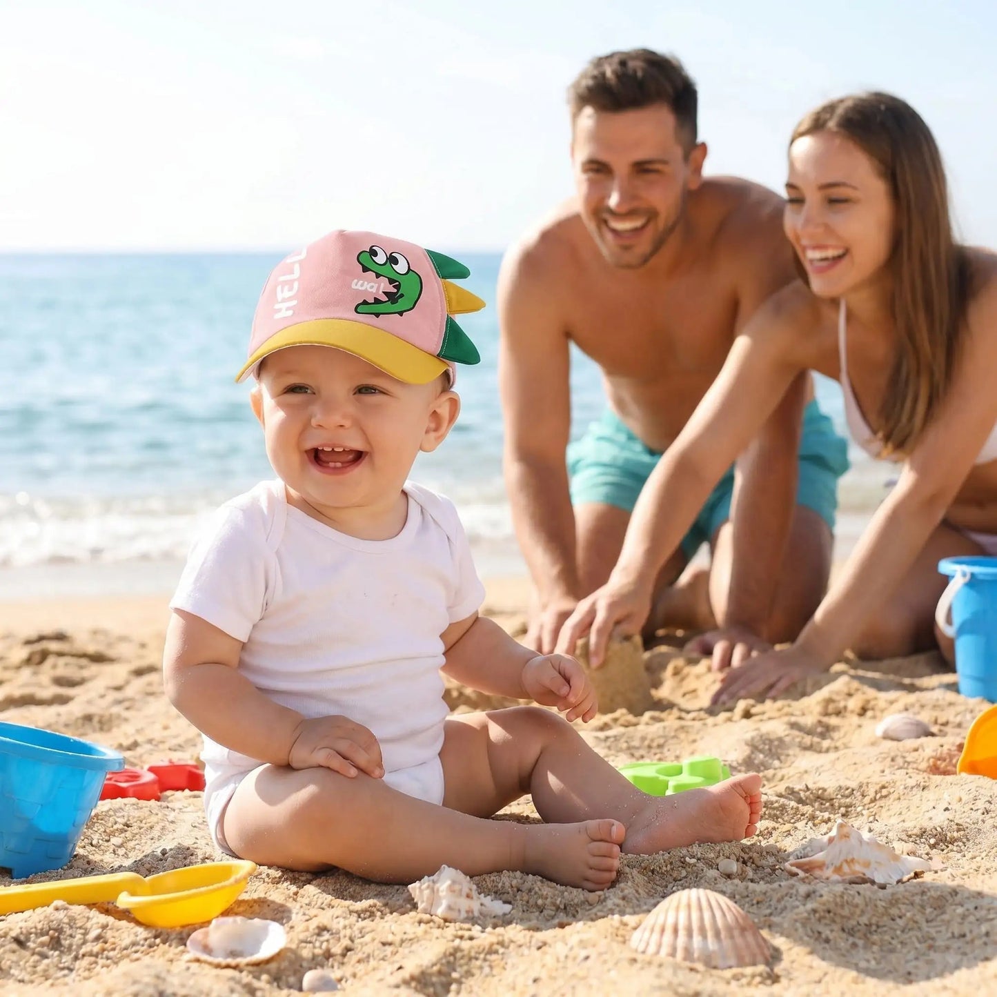 Casquette bébé | Anti-UV Respirante - Mon P'tit Nid Bébé