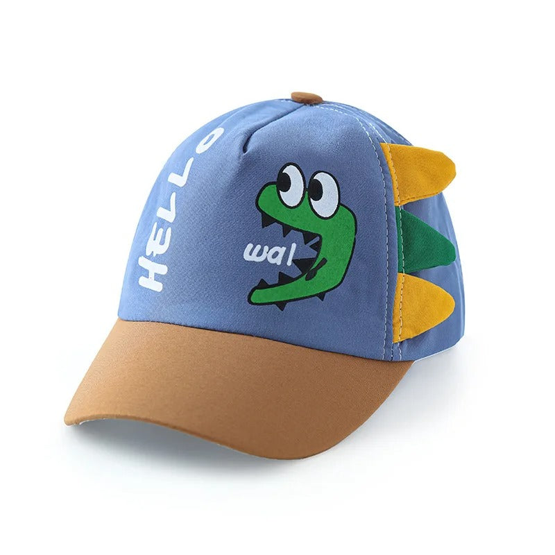 Casquette bebe anti UV respirante bleu