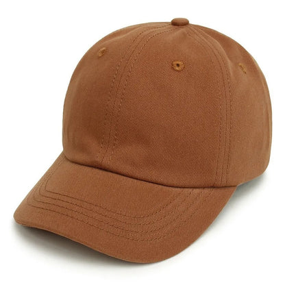 Casquette bebe couleur unique marron