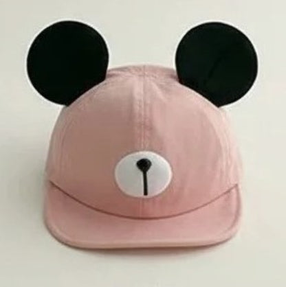 Casquette bebe douceur et confort rose