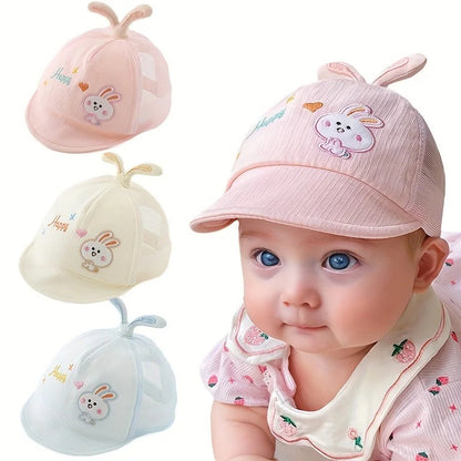 Casquette bebe legere et respirante trois couleurs