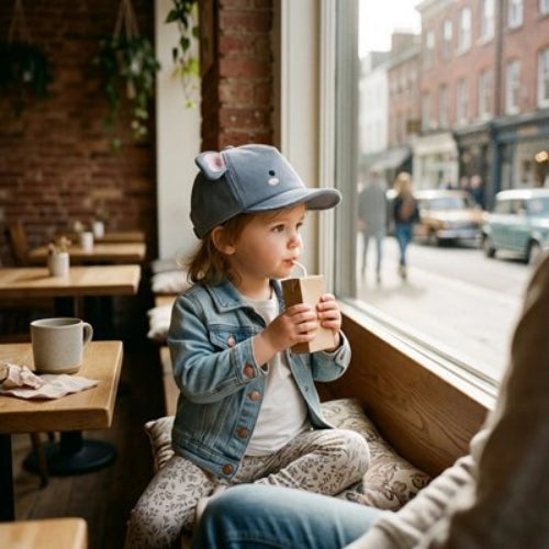 Casquette bebe premium confort bebe prend son casse croute
