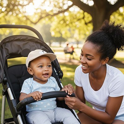 Casquette bebe | Protection Confort - Mon P'tit Nid Bébé