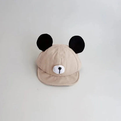 Casquette bebe protection confort beige