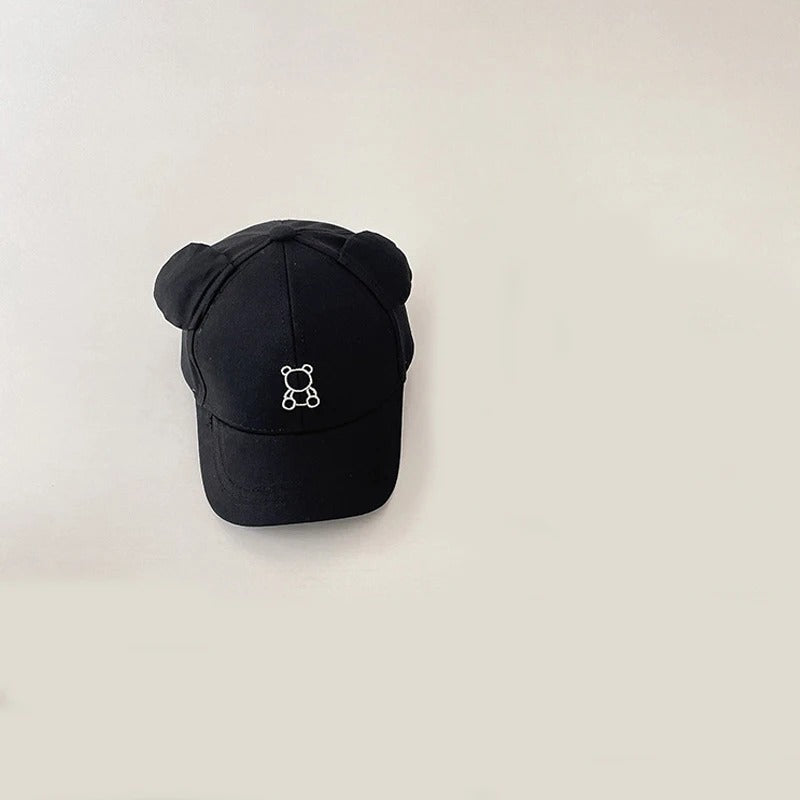 Casquette bebe protection solaire confortable noire