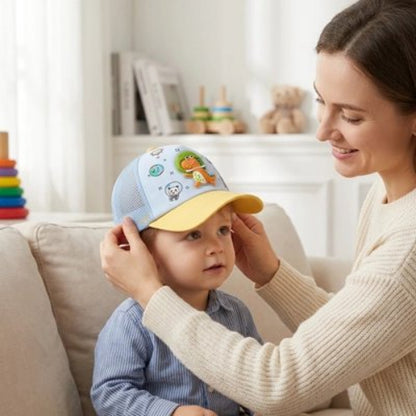 Casquette bebe  protection ultime maman met la casquette a son bebe