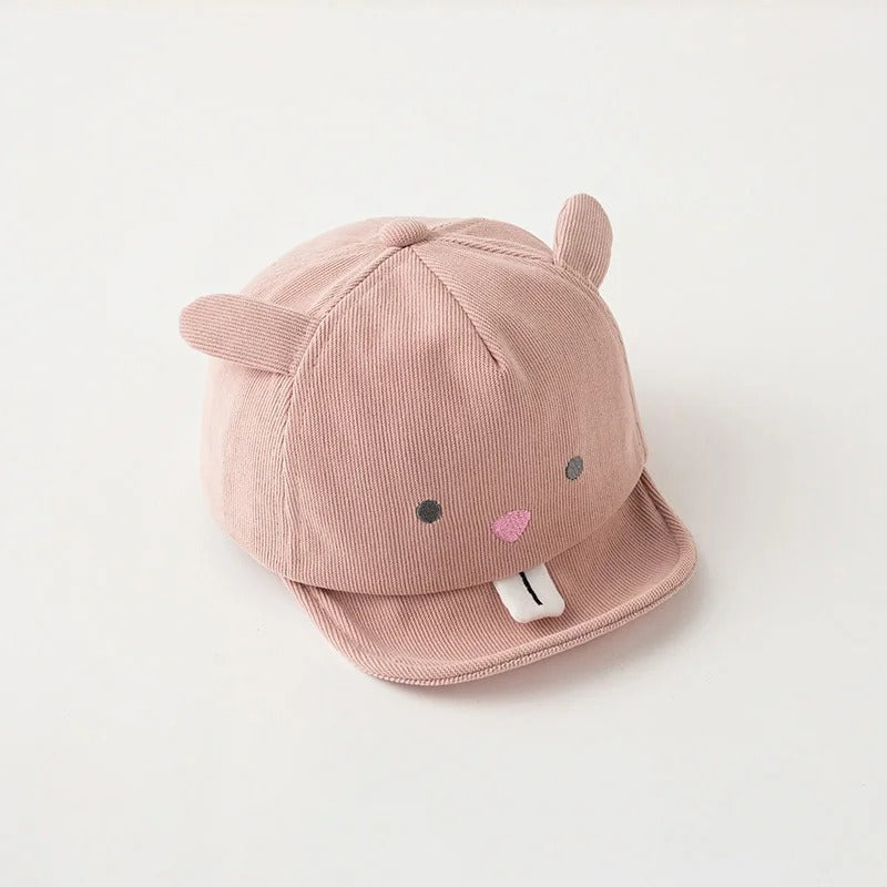 Casquette bebe respirante et confortable rose