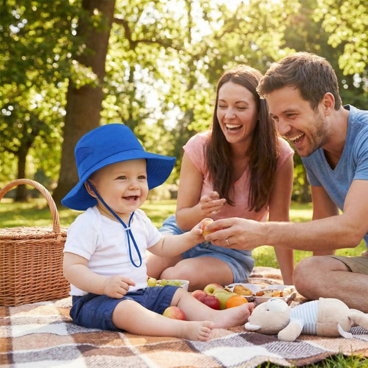 Chapeau bébé | Barrière UV - Mon P'tit Nid Bébé