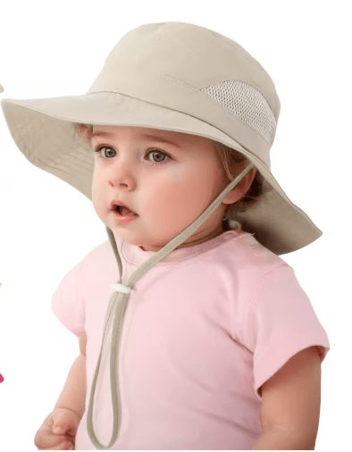Chapeau bébé | Barrière UV - Mon P'tit Nid Bébé