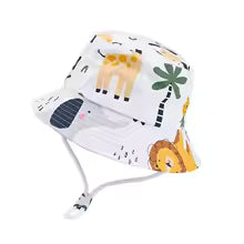 Chapeau bebe motif animal park