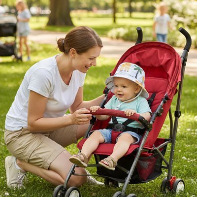 Chapeau bébé | Protection Ajustable - Mon P'tit Nid Bébé