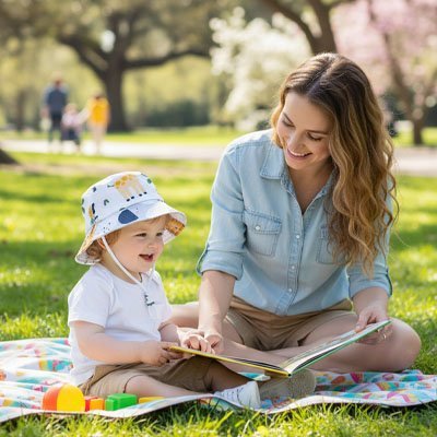 Chapeau bébé | Protection Ajustable - Mon P'tit Nid Bébé