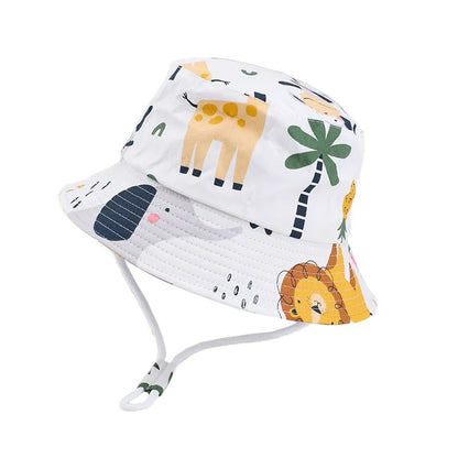 Chapeau bebe protection ajustable motifs animal