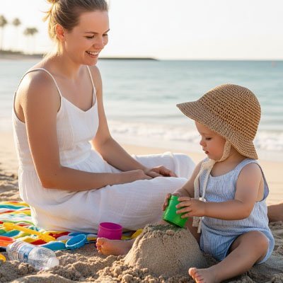 Chapeau bébé | Protection solaire toutes saisons - Mon P'tit Nid Bébé