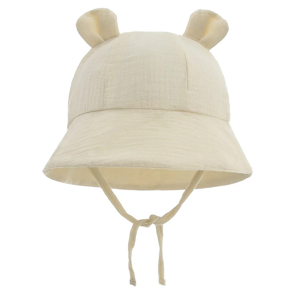 Chapeau bebe Protection UV Confort beige