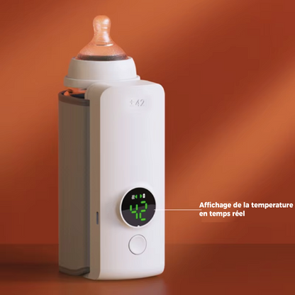 chauffe biberon temperature en temps reel