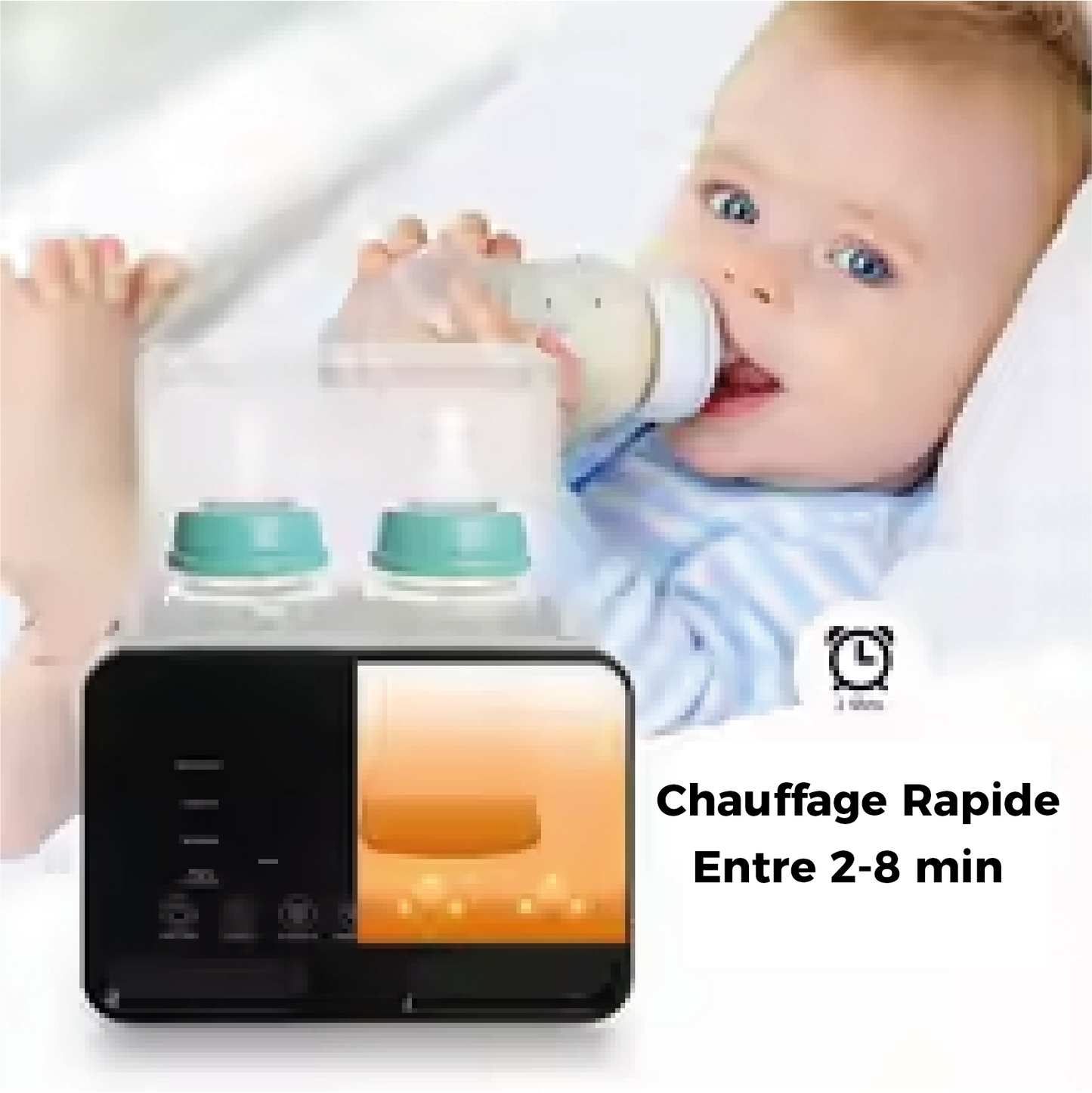 Chauffe Biberon | Ultra - Rapide - Mon P'tit Nid Bébé