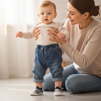 Chaussure bebe maman aide bebe a marcher