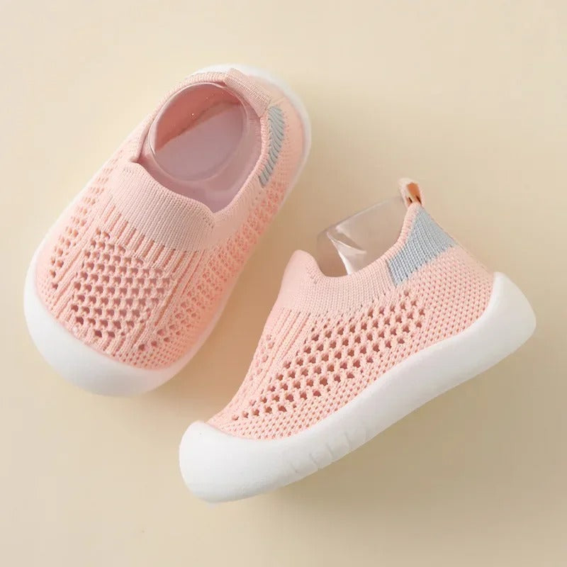 Chaussures bebe confort hybride rose uni