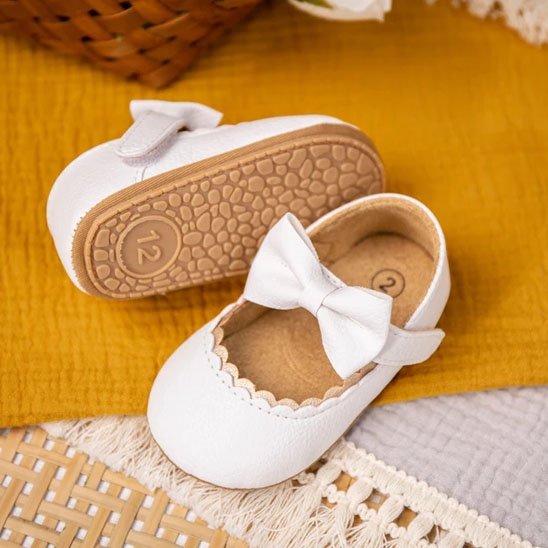 Chaussures bebe fille Tendresse couleur blanche