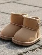 Chaussures bebe premiers pas confortables marron