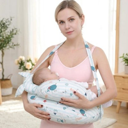 Coussin allaitement douceur appreciee maman tient son bebe