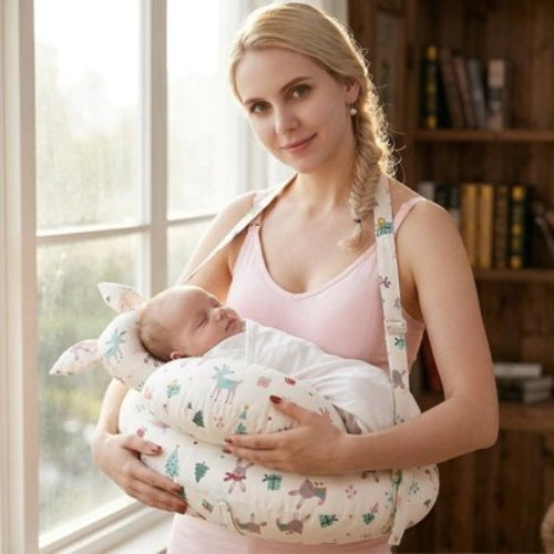 Coussin allaitement smart bebe dort sur son coussin