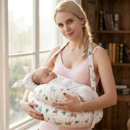 Coussin allaitement smart bebe dort sur son coussin