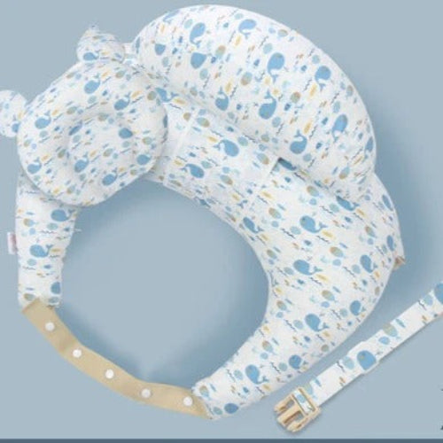 Coussin allaitement smart bleu