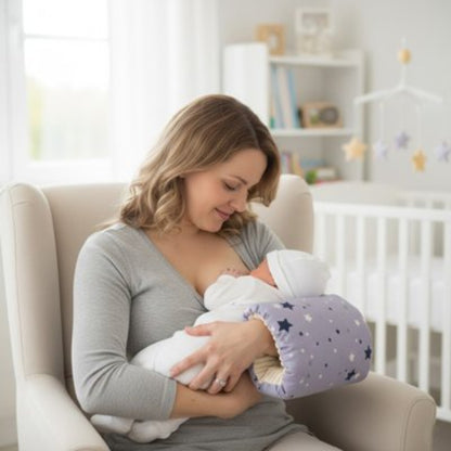 Coussin d'allaitement confort maman nourrit son bebe