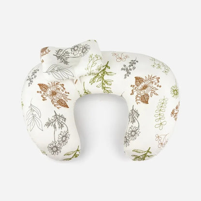 Coussin d'allaitement slim douceur feuilles