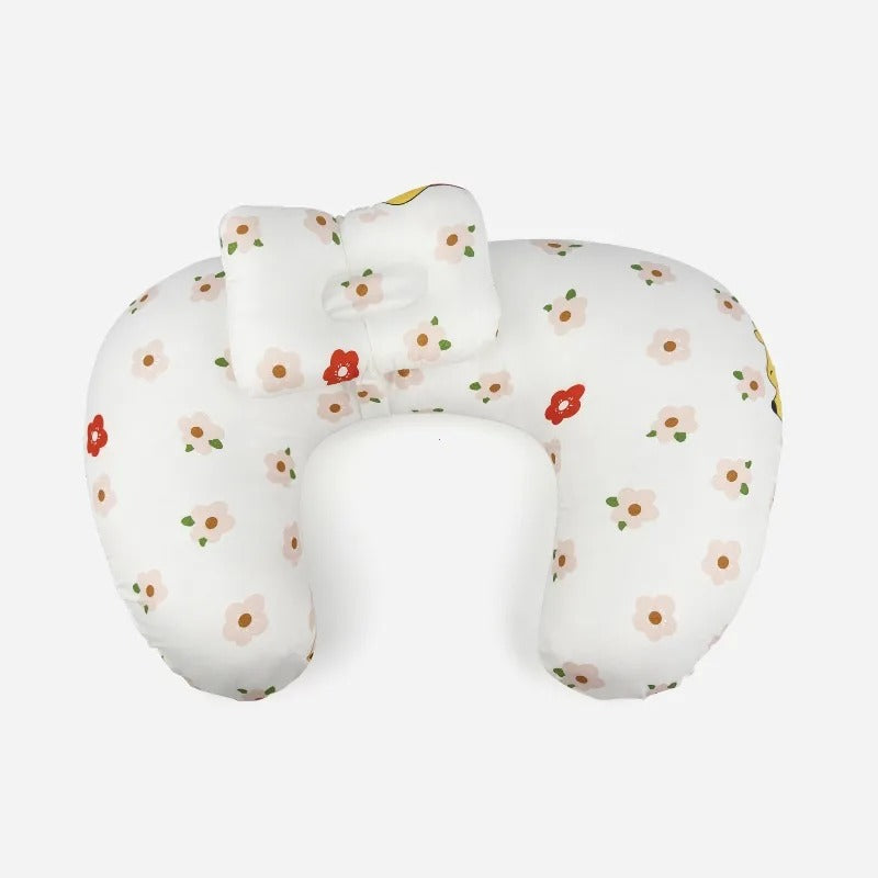Coussin d'allaitement slim douceur fleurs