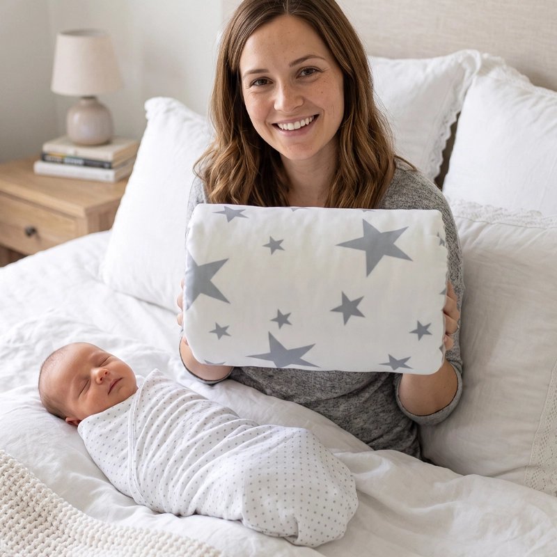 Coussin d'allaitement tout doux bebe dort