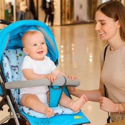 Coussin pour chaise haute | DouceBambino - Mon P'tit Bébé